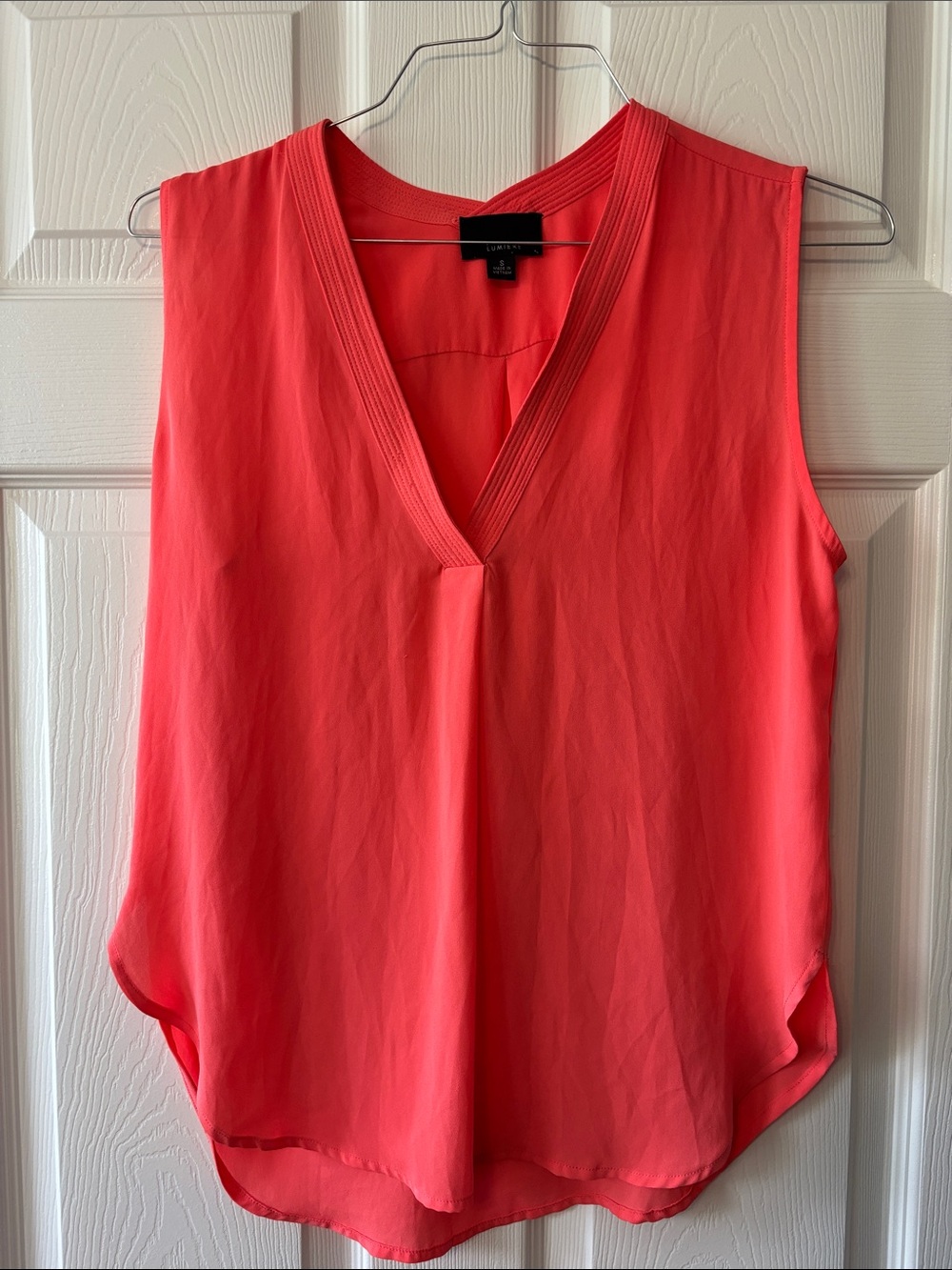 Bright Coral/Orange Long Tank